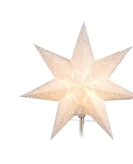 Vánoční světelná hvězda STAR TRADING Papírová náhradní hvězda Sensy Star bílá Ø 34 cm