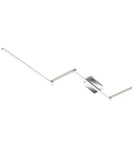 Designová stropní svítidla BRILONER LED stropní svítidlo, 227,2 cm, 24 W, hliník-chrom BRILO 3501-018