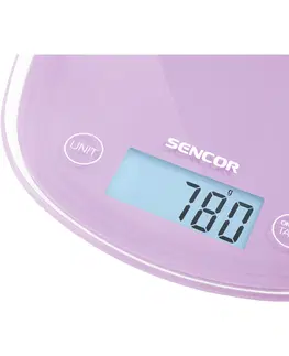 Kuchyňské váhy Sencor SKS 35VT kuchyňská váha, fialová