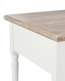 Konferenční stolky Konferenční stolek dřevo Dekorhome Bílá