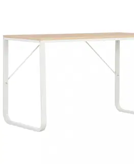 Pracovní stoly Psací stůl 120x60 cm Dekorhome Bílá