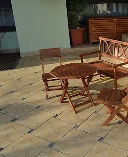Hrací domečky DEOKORK Zahradní DĚTSKÁ židle pevná BRIGHTON 1 ks