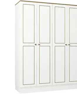 Šatní skříně Hanah Home Šatní skříň Ravenna 140 cm bílá