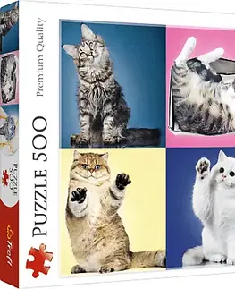 Hračky puzzle TREFL - Puzzle 500 Koťata