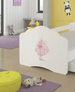 Postele ArtAdrk Dětská postel CASIMO II | s přistýlkou ​​a zábranou Provedení: Sloník