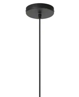 Moderní závěsná svítidla Rabalux závěsné svítidlo Alessandra E27 1x MAX 60W matná černá 2156