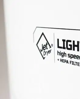 Vysoušeče rukou Jet Dryer LIGHT Stříbrný ABS plast 8596220013316
