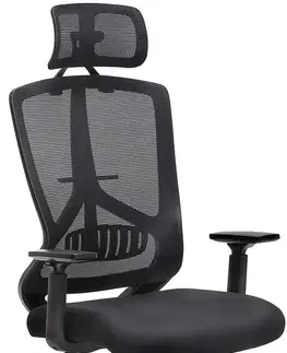 Kancelářské židle SONGMICS Kancelářská židle Cameron černá
