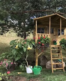 Dětské zahradní dřevěné domky ASKO Dětský domeček GEORGE