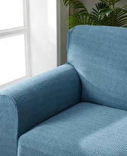 Přehozy 4Home Napínací potah na sedačku Magic clean modrá, 190 - 230 cm
