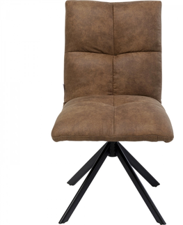 Jídelní židle KARE Design Otočná židle Toronto - hnědá