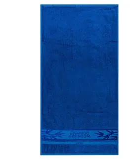 Ručníky 4Home Sada Bamboo Premium osuška a ručník modrá, 70 x 140 cm, 50 x 100 cm