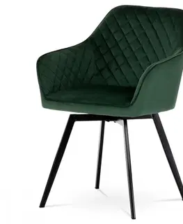 Židle Otočné jedálenské kreslo DCH-425 Autronic Zelená