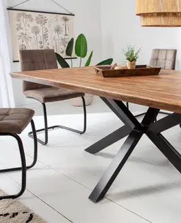 Jídelní stoly LuxD Designový jídelní stůl Fabrico II 180 cm Sheesham