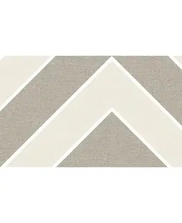 Závěsy Forbyt, Závěs dekorační, OXY Zig Zag, šedý, 150 cm 150 cm