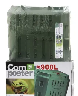 Kompostéry Prosperplast Zahradní kompostér Compothermo 900L zelený