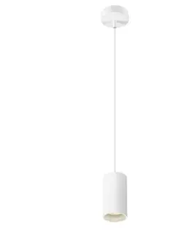 Moderní závěsná svítidla BIG WHITE (SLV) ASTO TUBE závěsné svítidlo, GU10, délka závěsu 250 cm, max.10 W, bílá 1006432