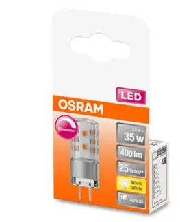 Stmívatelné LED žárovky OSRAM Kolíčková LED žárovka OSRAM GY6.35 4,5 W 2 700 K stmívatelná