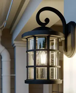 Venkovní nástěnná svítidla Lindby Lindby Ankea nástěnné světlo, výška 36,5 cm