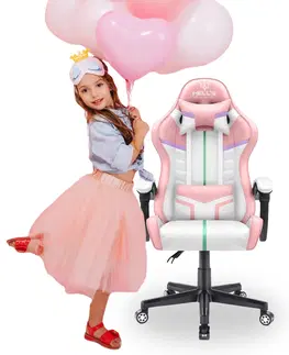 Herní křesla Dětská hrací židle HC - 1004 pastelové barvy