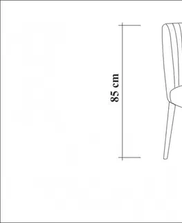 Židle Hanah Home Jídelní židle VINA béžová/bílá