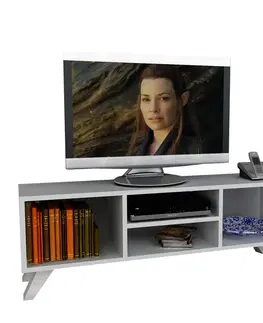 TV stolky Kalune Design TV stolek YAREN 125 cm bílý