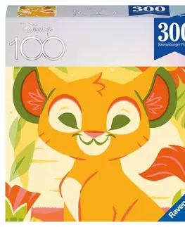 Hračky puzzle RAVENSBURGER - Disney 100 let: lví král 300 dílků