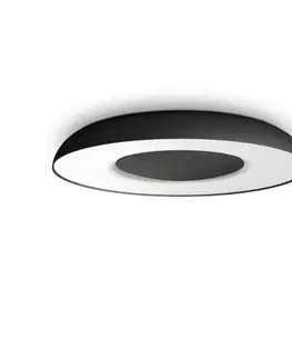Chytré osvětlení Hue LED White Ambiance Stropní svítidlo Philips Still BT 8719514341357 32W 2400lm 2200-6500K 240V, černé s dálkovým ovladačem a Bluetooth