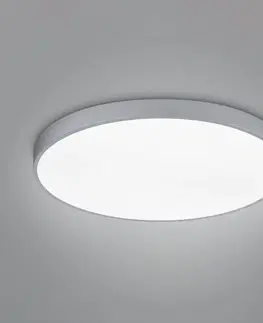 Stropní svítidla Trio Lighting Stropní svítidlo LED Waco, CCT, Ø 75 cm, titanová barva