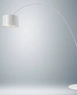 Obloukové lampy Foscarini Foscarini Twiggy Elle LED stojací lampa bílá