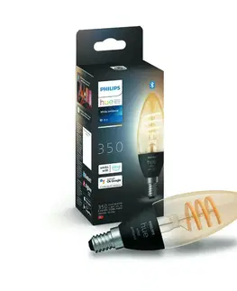 LED žárovky Philips HUE WA Filament žárovka LED E14 B39 4,6W 350lm 2200-4500K IP20