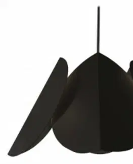 Designová závěsná svítidla Sessak Moderní závěsné svítidlo Lehmus - pr. 360 x 250 x 250 mm, 40 W, černá SE LEHKM