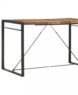 Barové stolky Barový stůl hnědá / černá Dekorhome 60x60x110 cm