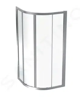 Sprchové kouty GEBERIT GEO Sprchový kout 90x90 cm, stříbrná/ čiré sklo 560.121.00.2