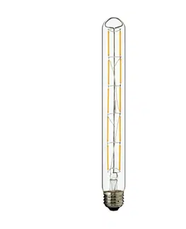 LED žárovky HUDSON VALLEY LED žárovka trubková 7W E27 230V T10 čirá stmívatelná 4ks BLB-7W-T10-9.5-CE-4-PACK