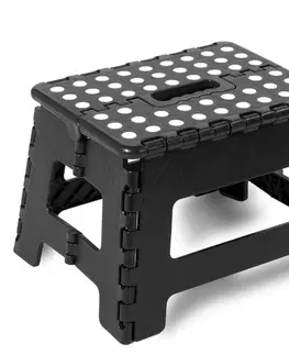 Stoličky TZB Protiskluzová skládací stolička Amigo M černá