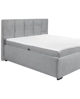 Čalouněné postele Čalouněná postel s matrací Nella 2, 180x100, Šedá