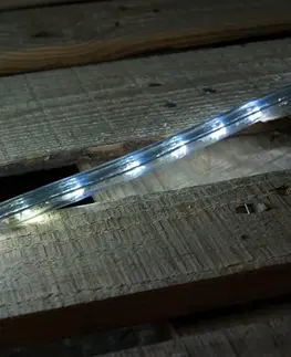 Světelné kabely DecoLED LED hadice - 1m, ledově bílá, 30 diod