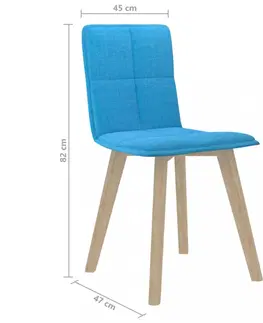 Židle Jídelní židle 4 ks látka / buk Dekorhome Šedohnědá taupe