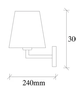 Svítidla Opviq Nástěnná lampa Profil II bílá