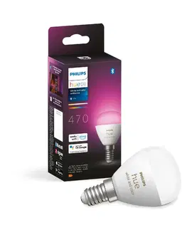 LED žárovky Philips HUE WACA LED Luster žárovka E14 5,1W 470lm 2000-6500K RGB IP20, stmívatelné