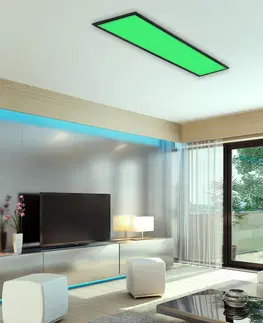 LED panely Briloner Barevný LED panel, stmívatelný, RGB, CCT, 100x25cm