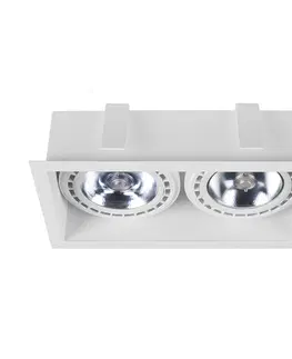 Podhledové světlo Euluna Podhledový downlight Mod II, dva zdroje, bílá