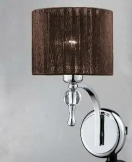 Moderní nástěnná svítidla Nástěnná lampa AZzardo Impress wall brown AZ2904 E27 1x50W IP20 30cm hnědá