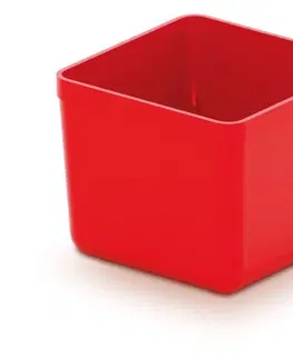 Zahradní nářadí Prosperplast Sada úložných boxů 7 ks UNITEX 5,5 x 5,5 x 16,5 cm červená