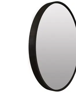 Zrcadla HOMEDE Nástěnné zrcadlo TELA černé, velikost d40