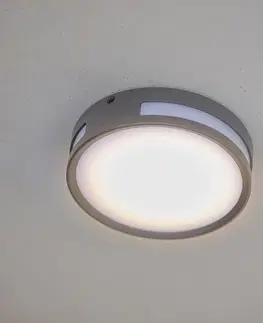 Venkovní stropní osvětlení LUTEC LED stropní světlo Rola do exteriéru, kulaté