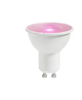 Chytré žárovky Nordlux LED reflektor GU10 4,7W CCT RGB 100° 380lm dim
