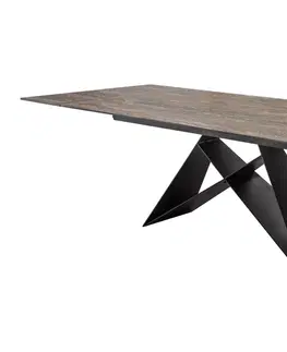 Jídelní stoly LuxD Rozkládací jídelní stůl Brock rez 180-260 cm
