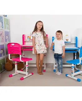 Dětské stoly a židle Rostoucí dětský stůl a židle ALEXIS Šedá